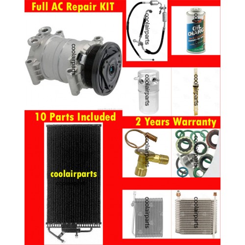 96-99 CHEVY TAHOE FULL Suburban Yukon A/C REPAIR KIT